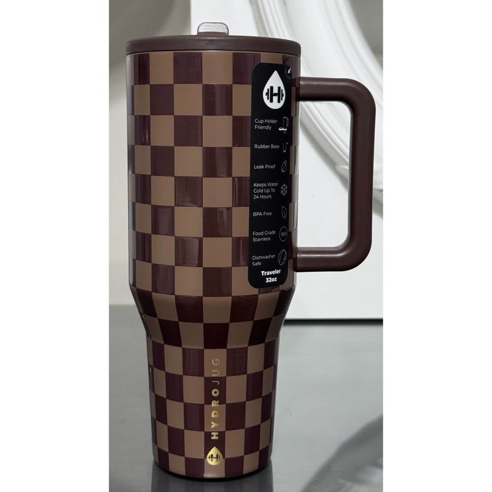 Hydrojug‎ 32oz Traveler, AUTUMN CHECKERS